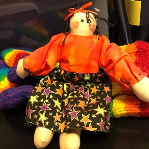 Handmade Fabric Doll